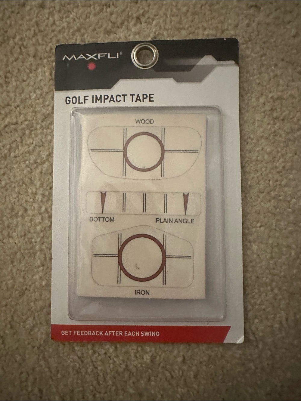 Maxfli Golf Impact Tape NEW- White